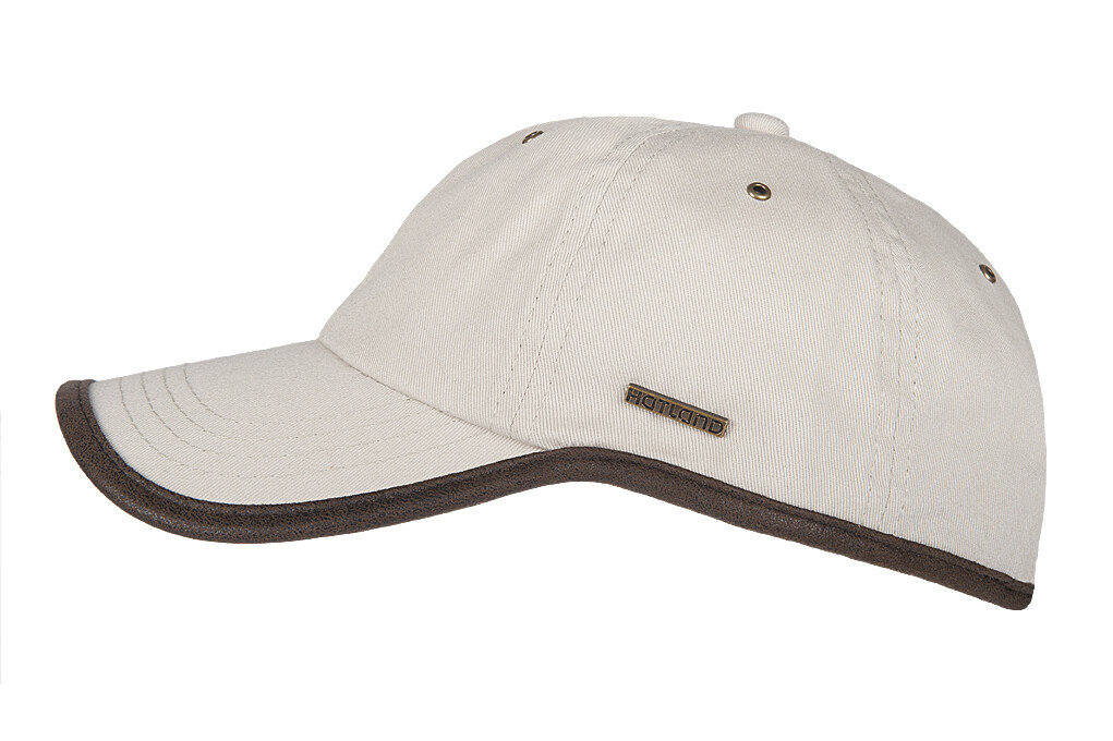 Hatland - UV Baseball cap for men - Warth - Putty white